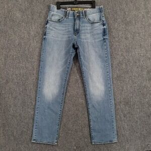 Lee Jeans Mens Blue 32X31 Extreme Motion Athletic Tapered Leg Performance Series